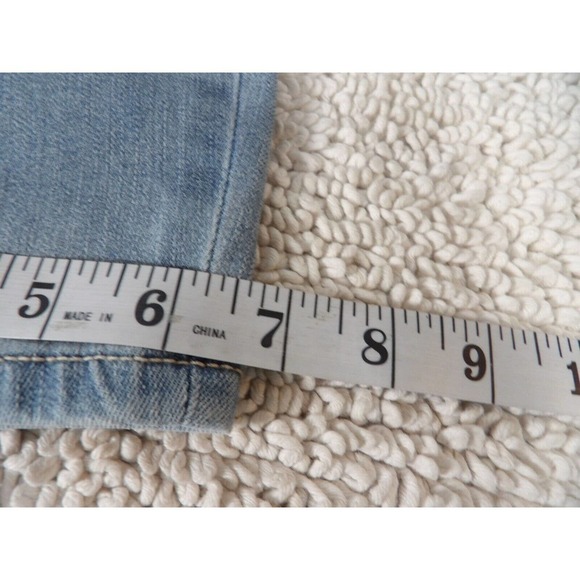 Ava & Viv Womens Blue Light Wash Mid-Rise Stretch Denim Skinny Jeans Size 24W - Picture 9 of 9